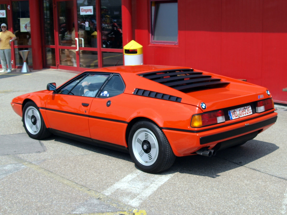 1979 BMW M1 E26 road car, rear three-quarter view