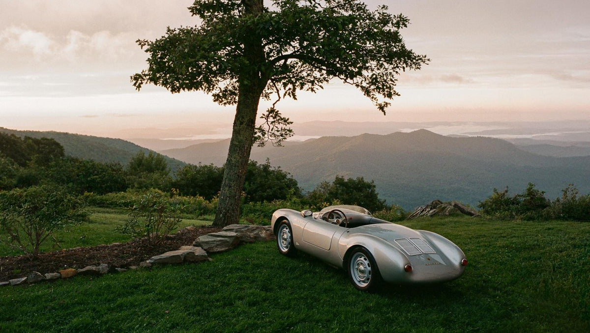 Porsche 550 J by Hedley Studios in silver, official Porsche newsroom image